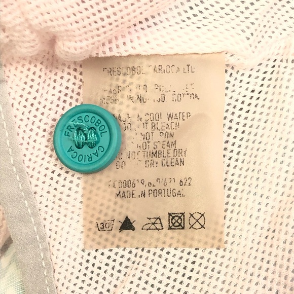 Frescobol Carioca Copacabana Tailored Swim Shorts Men's 38 Waves 4.5" Inseam - Picture 6 of 9